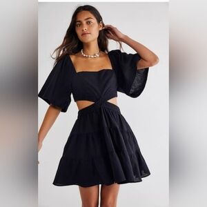 Free People Cross Of Sunlight Mini Dress Size Large